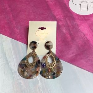 Acrylic Teardrop Earrings